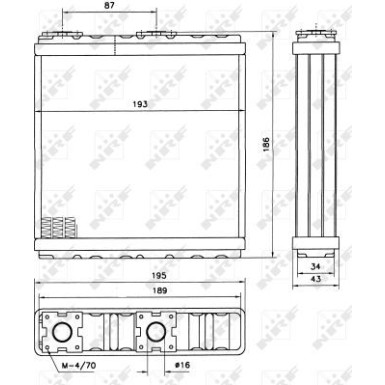 52098 Wärmetauscher, Innenraumheizung