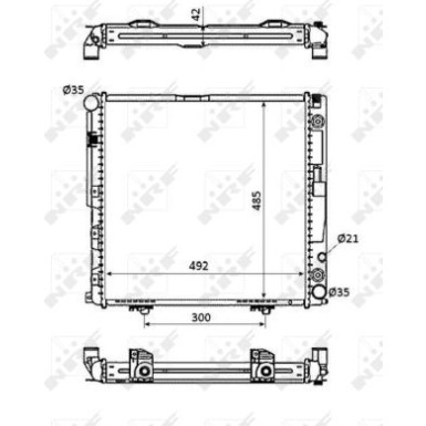 53872 Kühler, Motorkühlung EASY FIT 53872 Kühler, Motorkühlung EASY FIT
