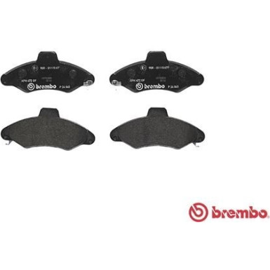 Brembo | Bremsbelagsatz, Scheibenbremse | P 24 045