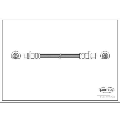 19032550 Bremsschlauch 19032550 Bremsschlauch
