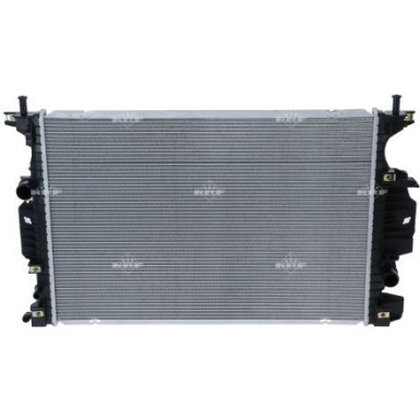 NRF 59282 Kühler, Motorkühlung Aluminium, 670 x 449 x 26 mm, Kühlrippen gelötet