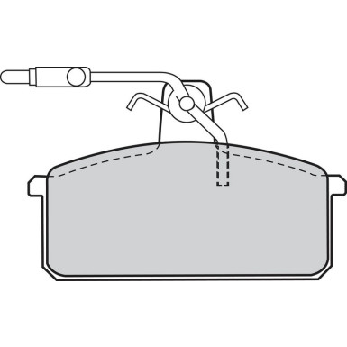 Valeo Bremsbelagsatz, Scheibenbremse ESSENTIAL 302008