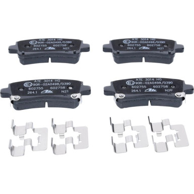 13.0460-2758.2 Bremsbelagsatz, Scheibenbremse