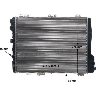 Mahle | Kühler, Motorkühlung | CR 254 000S