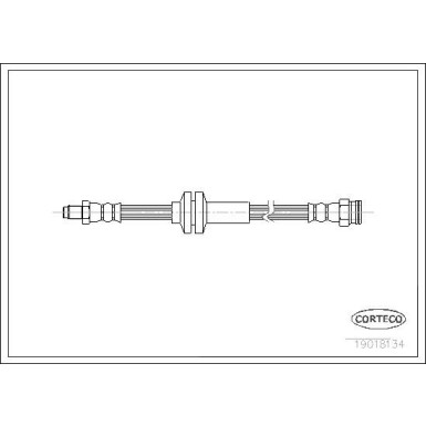 Corteco | Bremsschlauch | 19018134