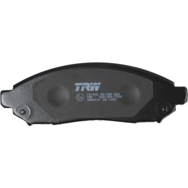 TRW | Bremsbelagsatz, Scheibenbremse | GDB3404