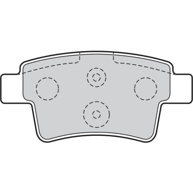 Valeo Bremsbelagsatz, Scheibenbremse ESSENTIAL 302214