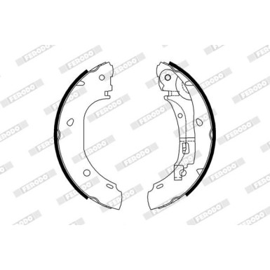 Ferodo | Bremsbackensatz | FSB652 Ferodo | Bremsbackensatz | FSB652