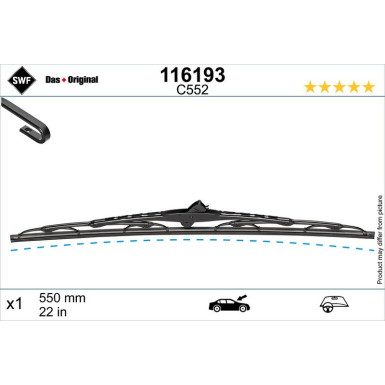 116193 Wischblatt DAS ORIGINAL SINGLE