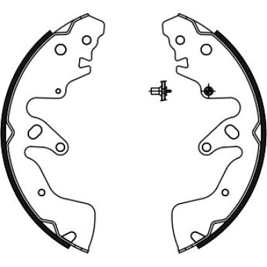 0 986 487 756 Bremsbackensatz