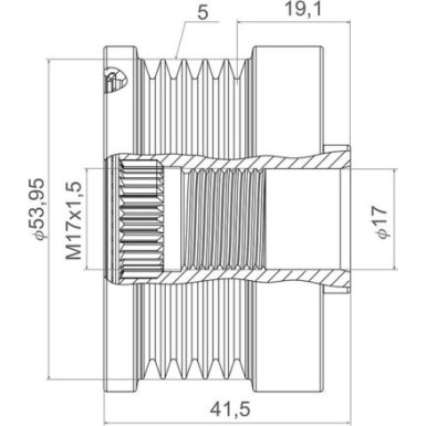588436 Generatorfreilauf VALEO NEW SPARE PART