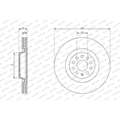 DDF3062C-1 Bremsscheibe PREMIER