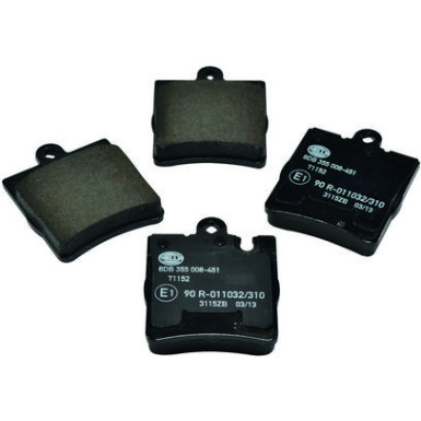 Hella | Bremsbelagsatz, Scheibenbremse | 8DB 355 008-451