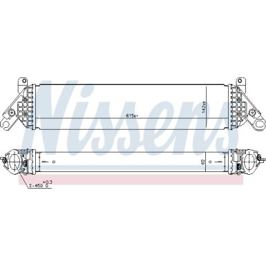 96485 Ladeluftkühler ** FIRST FIT ** 96485 Ladeluftkühler ** FIRST FIT **