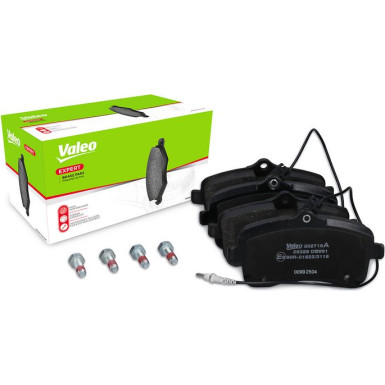 Valeo Bremsbelagsatz, Scheibenbremse EXPERT 302718A