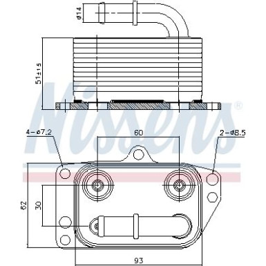 90899 Ölkühler, Motoröl