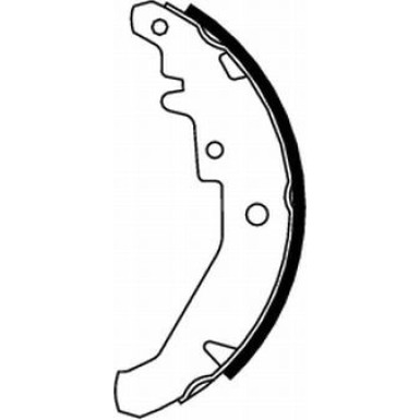 91061500 Bremsbackensatz