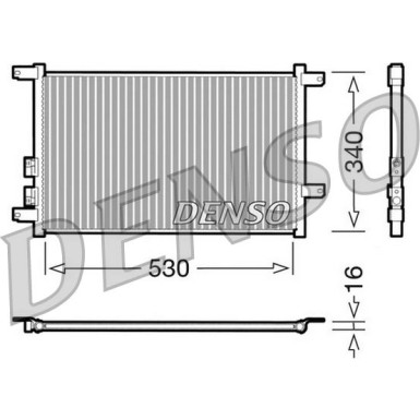 Denso | Kondensator, Klimaanlage | DCN01011