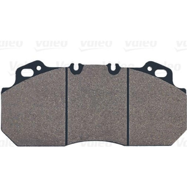 Valeo | Bremsbelagsatz, Scheibenbremse | 882225