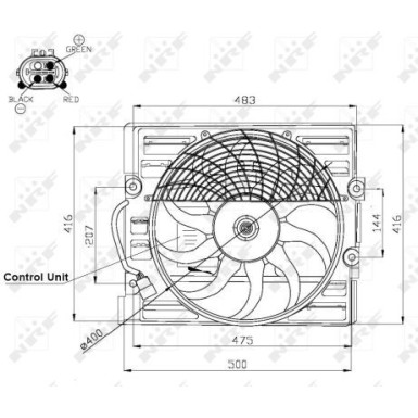 47481 Lüfter, Motorkühlung