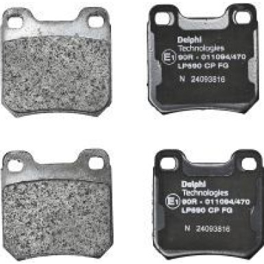 Delphi Bremsbelagsatz, Scheibenbremse LP590