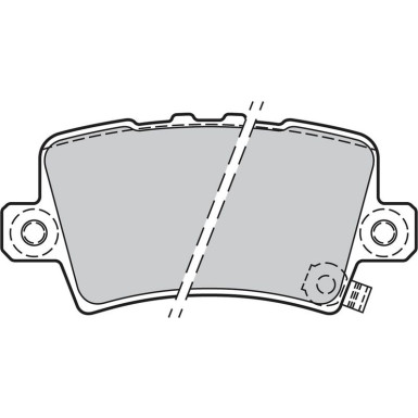 Valeo Bremsbelagsatz, Scheibenbremse ESSENTIAL 301849