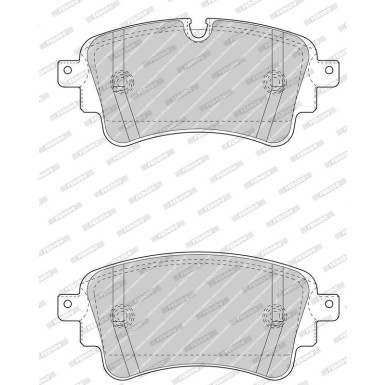 Ferodo Bremsbelagsatz, Scheibenbremse PREMIER ECO FRICTION FDB4617