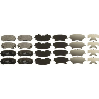 GDB3492 Bremsbelagsatz, Scheibenbremse COTEC