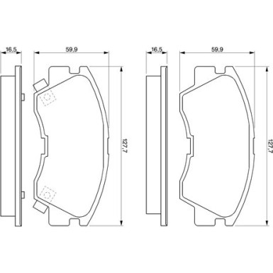 0 986 460 978 Bremsbelagsatz, Scheibenbremse 0 986 460 978 Bremsbelagsatz, Scheibenbremse