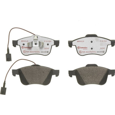 Brembo Bremsbelagsatz, Scheibenbremse XTRA LINE P 23 132X