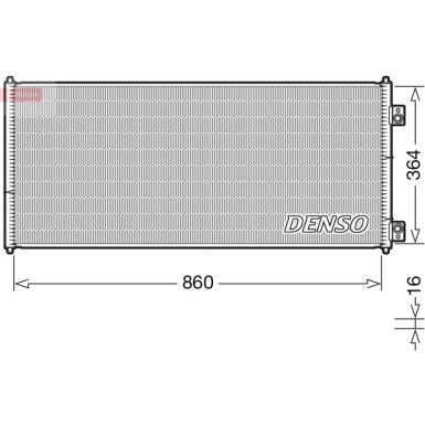 Denso | Kondensator, Klimaanlage | DCN10032