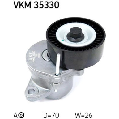 VKM 35330 Riemenspanner, Keilrippenriemen