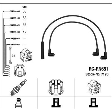 7170 Zündleitungssatz