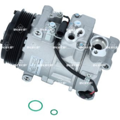 NRF 32214 Klimakompressor 7SEU17C, EASY FIT, 12V, PAG 46, mit PAG-Kompressoröl, mit Dichtring