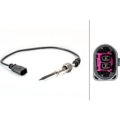 Hella | Sensor, Abgastemperatur | 6PT 014 494-831