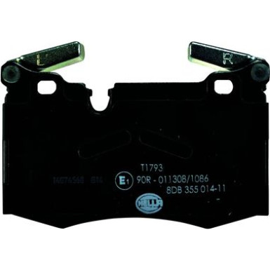 Hella | Bremsbelagsatz, Scheibenbremse | 8DB 355 014-111