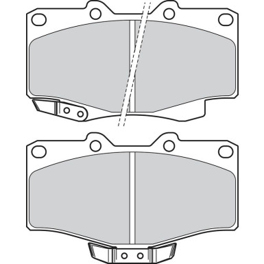 302331 Bremsbelagsatz, Scheibenbremse ESSENTIAL