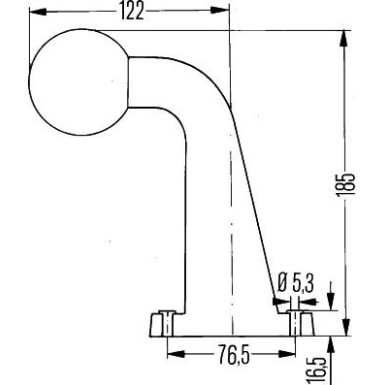 Hella | Umrissleuchte | 2XS 340 108-011