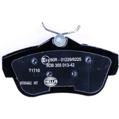 Hella | Bremsbelagsatz, Scheibenbremse | 8DB 355 013-421