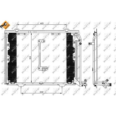 35214 Kondensator, Klimaanlage EASY FIT