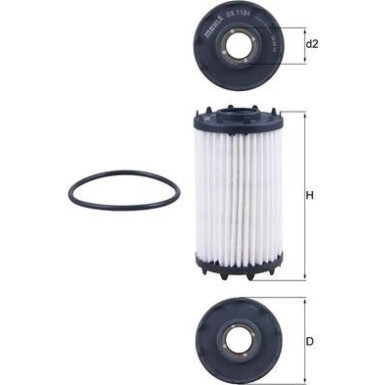 OX 1184D Ölfilter