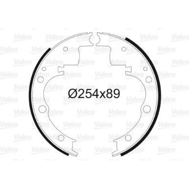 Valeo | Bremsbackensatz | 562594 Valeo | Bremsbackensatz | 562594