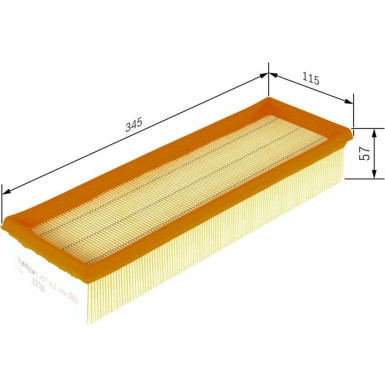 BOSCH 1 457 433 299 Luftfilter
