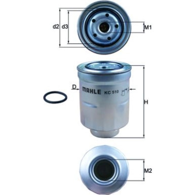 KC 510D Kraftstofffilter