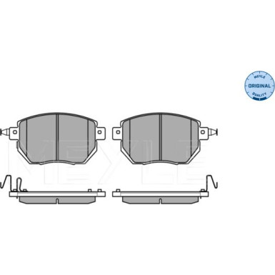 025 240 5615/W Bremsbelagsatz, Scheibenbremse MEYLE-ORIGINAL: True to OE.