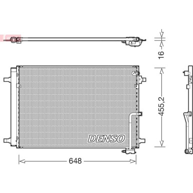 Denso | Kondensator, Klimaanlage | DCN02042