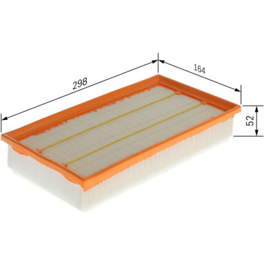 BOSCH 1 457 433 086 Luftfilter