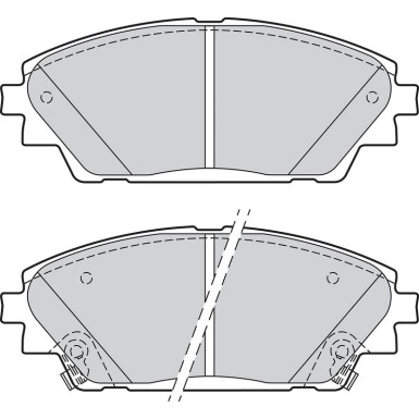 Valeo Bremsbelagsatz, Scheibenbremse ESSENTIAL 302285