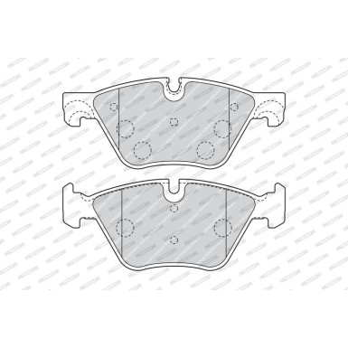 Ferodo | Bremsbelagsatz, Scheibenbremse | FDB4380