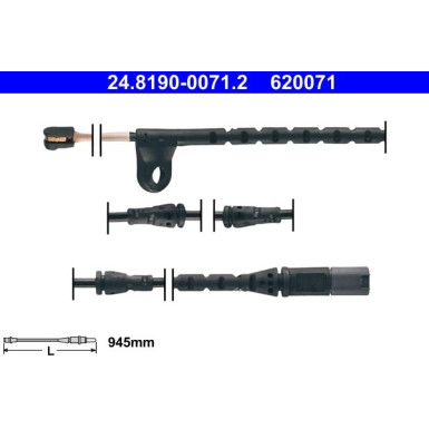 24.8190-0071.2 Warnkontakt, Bremsbelagverschleiß